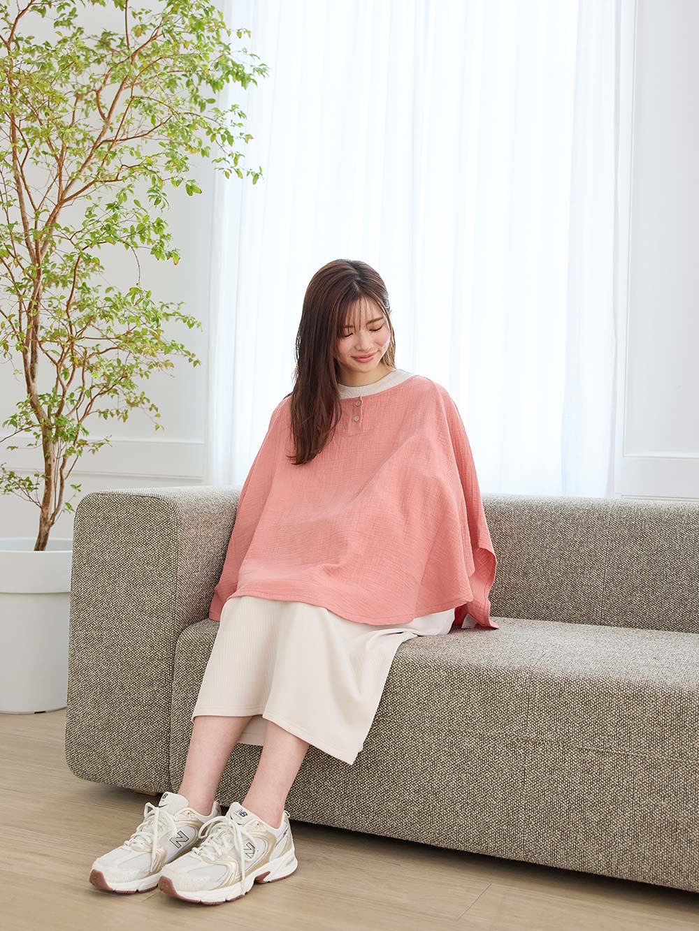 マタニティ 美容・コスメ・雑貨|ポコポコガーゼのふんわり授乳ケープ