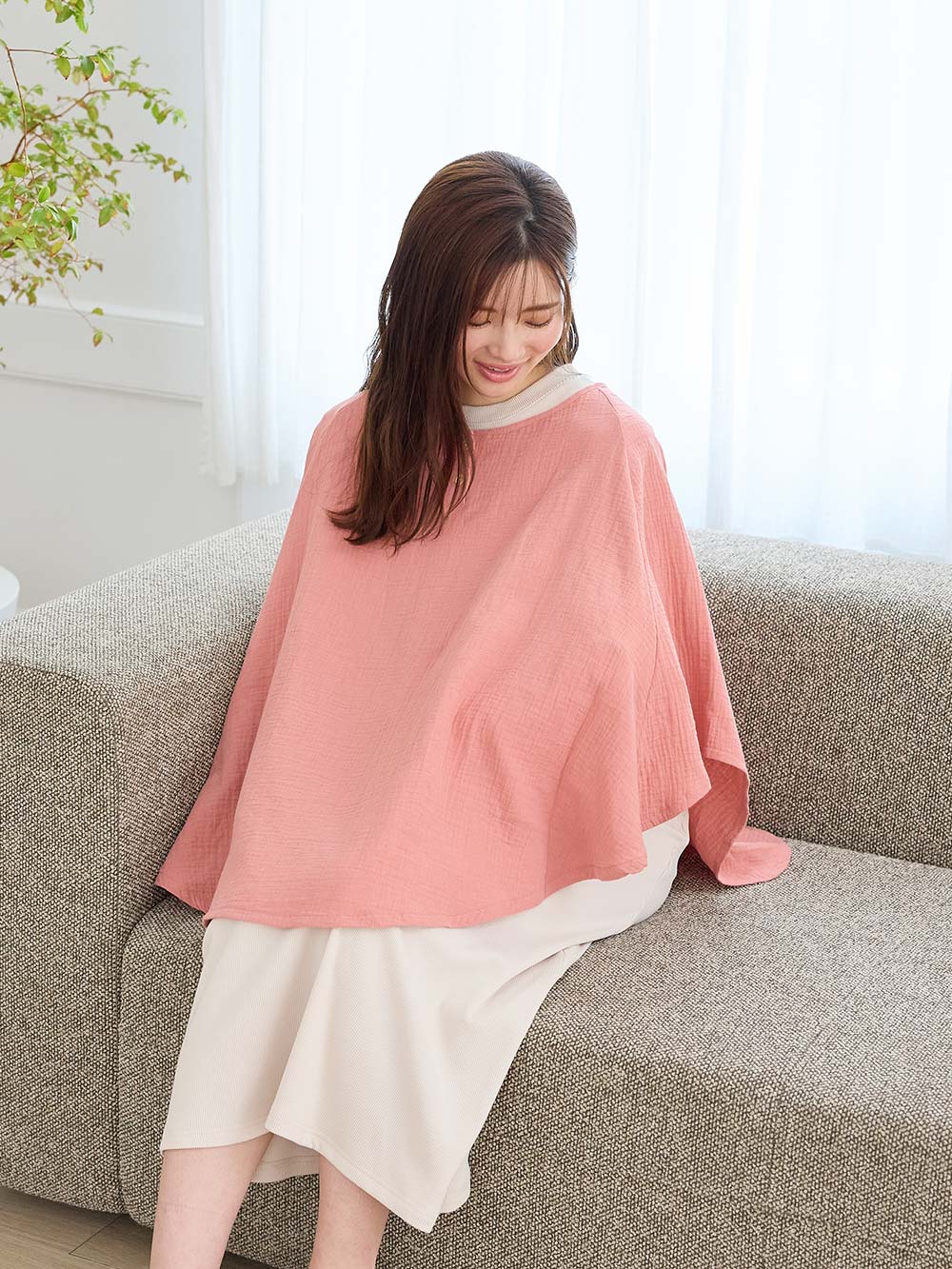 マタニティ 美容・コスメ・雑貨|ポコポコガーゼのふんわり授乳ケープ