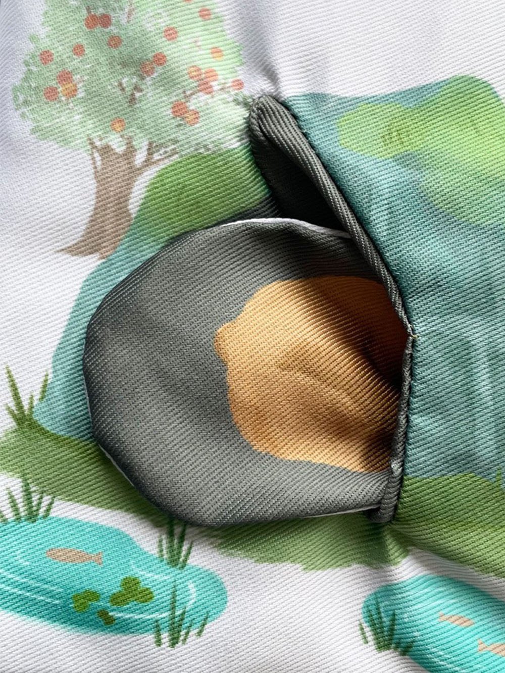 ベビーおもちゃ|【amanoppo】ふんわりえほん りすくんのさくらんぼ探し