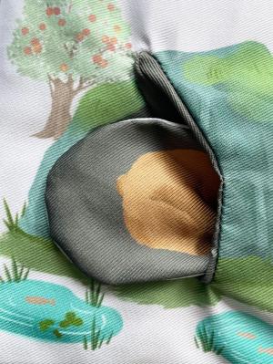 ベビーおもちゃ|【amanoppo】ふんわりえほん りすくんのさくらんぼ探し