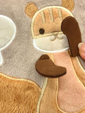 ベビーおもちゃ|【amanoppo】ふんわりえほん りすくんのさくらんぼ探し