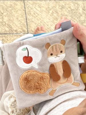 ベビーおもちゃ|【amanoppo】ふんわりえほん りすくんのさくらんぼ探し