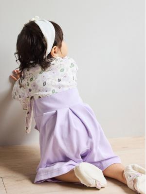 シーズンアイテム|【mocmof】袴ロンパース　男の子　女の子|パープル