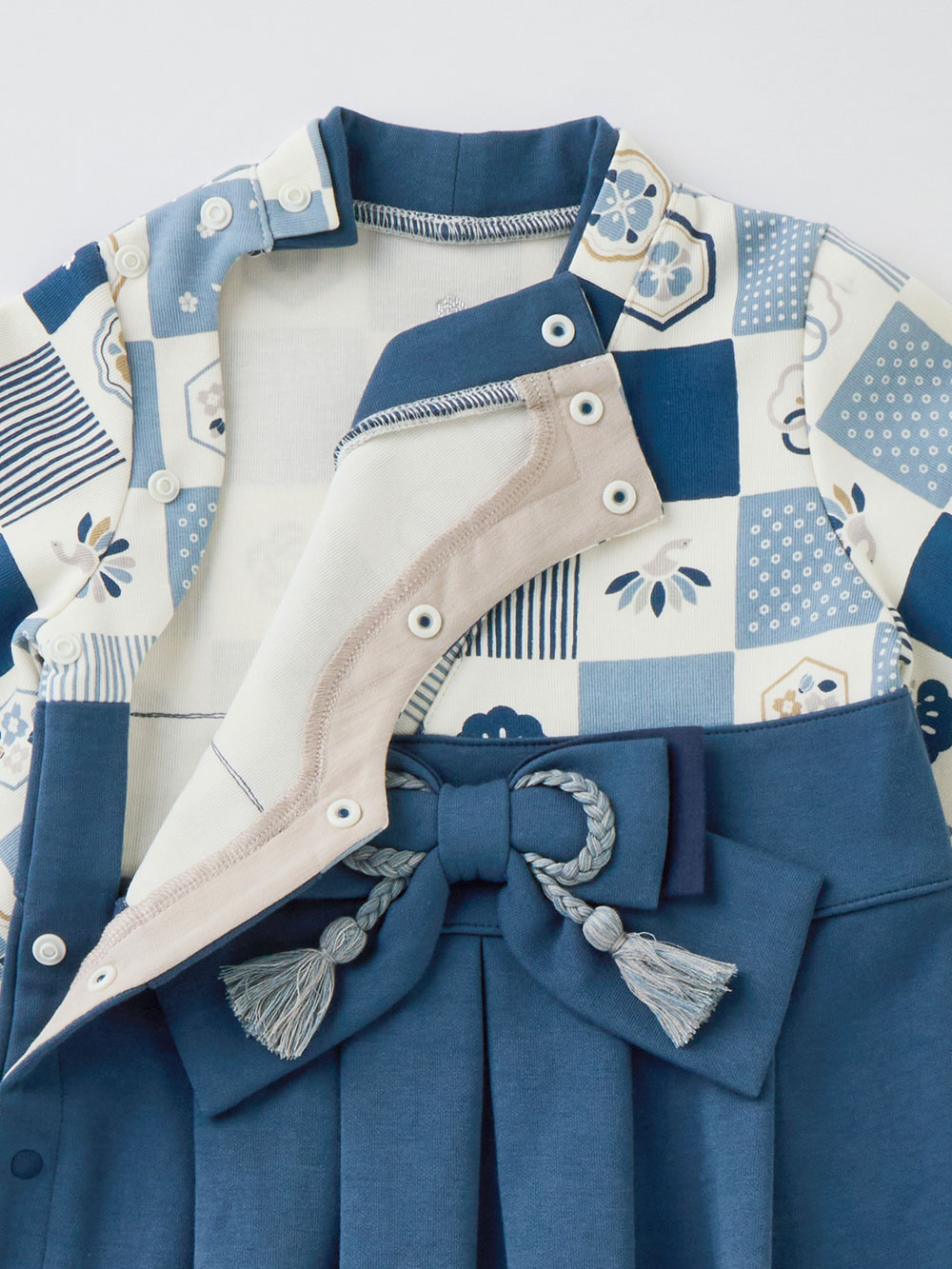 シーズンアイテム|【mocmof】袴ロンパース　男の子　女の子