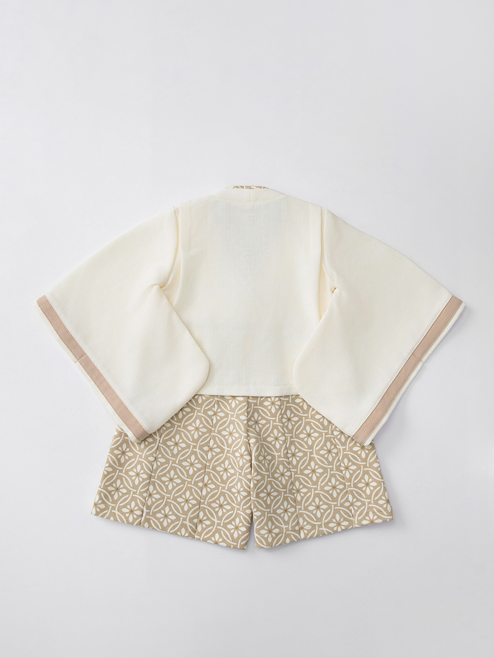 シーズンアイテム|【mocmof】袴ロンパースプレミアム　男の子|ベージュ