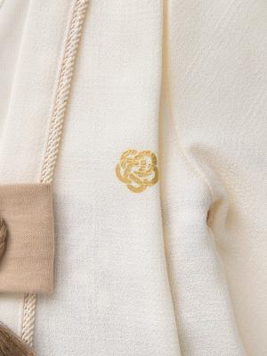 シーズンアイテム|【mocmof】袴ロンパースプレミアム　男の子|ベージュ