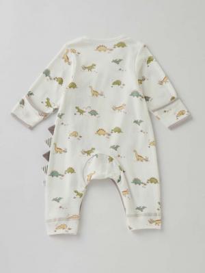 ロンパース・カバーオール|【mocmof】恐竜柄かんたんロンパース