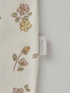 ロンパース・カバーオール|【mocmof】花柄かんたんロンパース