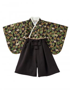 シーズンアイテム|【MAKE YOUR DAY】袴セット 男の子 女の子|ブラック