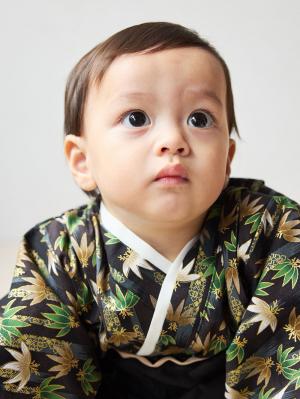 シーズンアイテム|【MAKE YOUR DAY】袴セット 男の子 女の子|ブラック