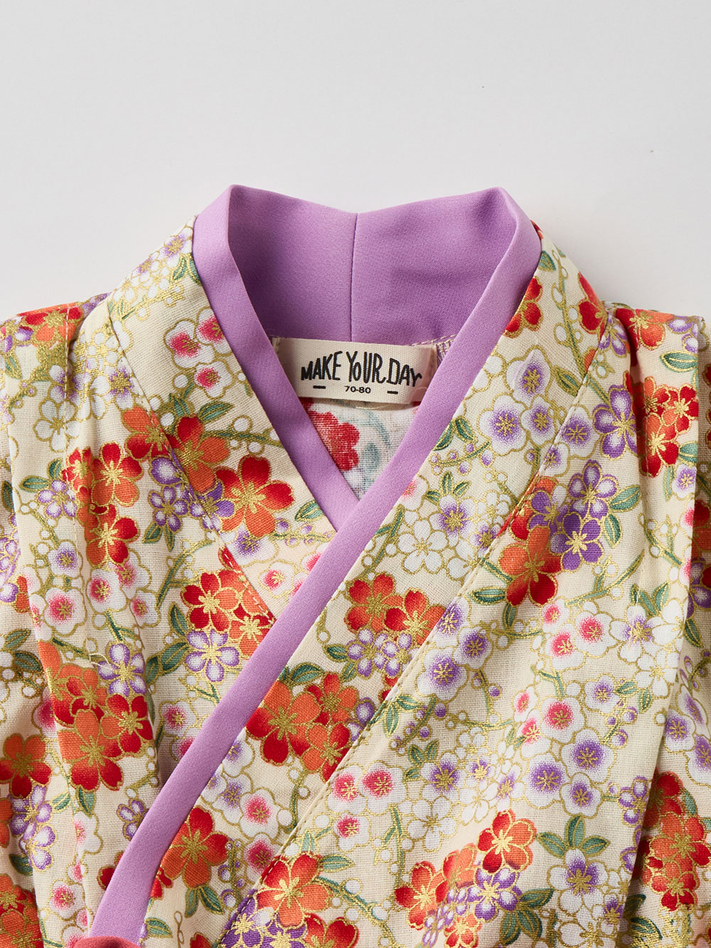 シーズンアイテム|【MAKE YOUR DAY】袴セット 男の子 女の子|レッド