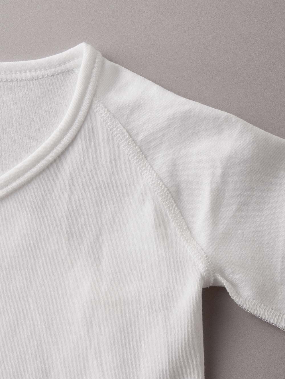 コンビ肌着・新生児/ベビー肌着|【日本製】匠スムース短肌着|オフホワイト