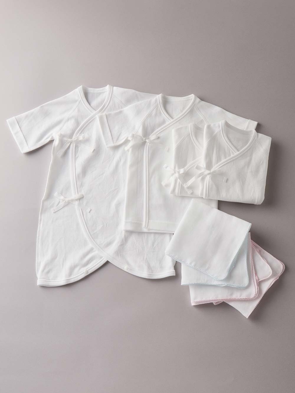 出産準備|【日本製】匠スムース出産準備9点セット|オフホワイト