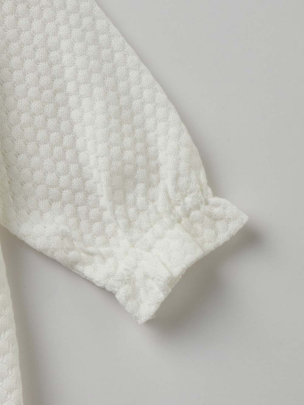 セレモニードレス|【日本製】春 夏 秋 レーシーニットドレス＆帽子セット|ホワイト（クルー）