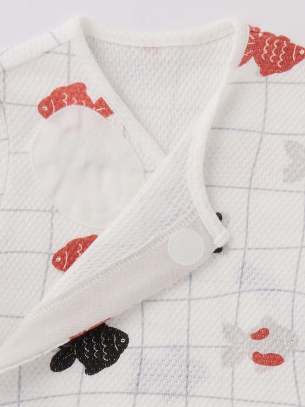 ロンパース・カバーオール|【mocmof】金魚柄サマーロンパース