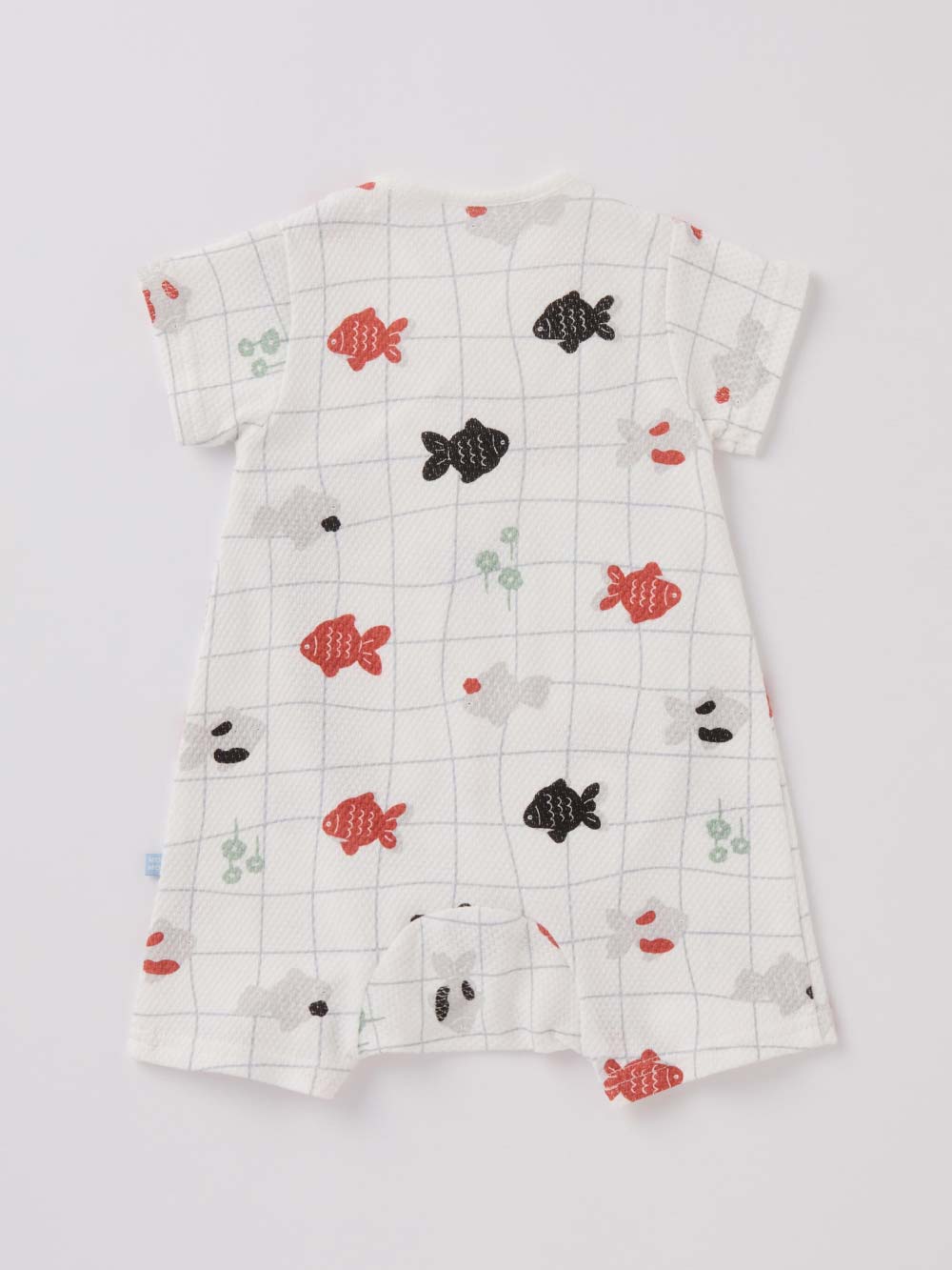 ロンパース・カバーオール|【mocmof】金魚柄サマーロンパース