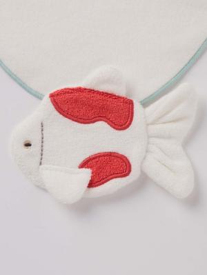 ベビー 小物|【mocmof】立体モチーフ汗取りタオル|金魚