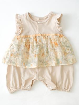 【Little s.t. by s.t.closet】刺繍ロンパース