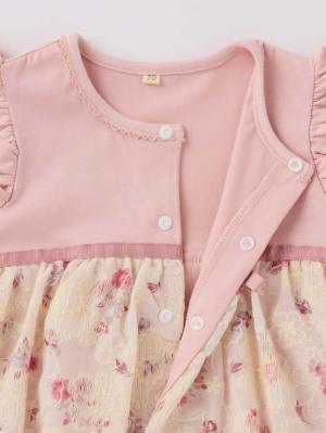 ロンパース・カバーオール|【Little s.t. by s.t.closet】刺繍ロンパース