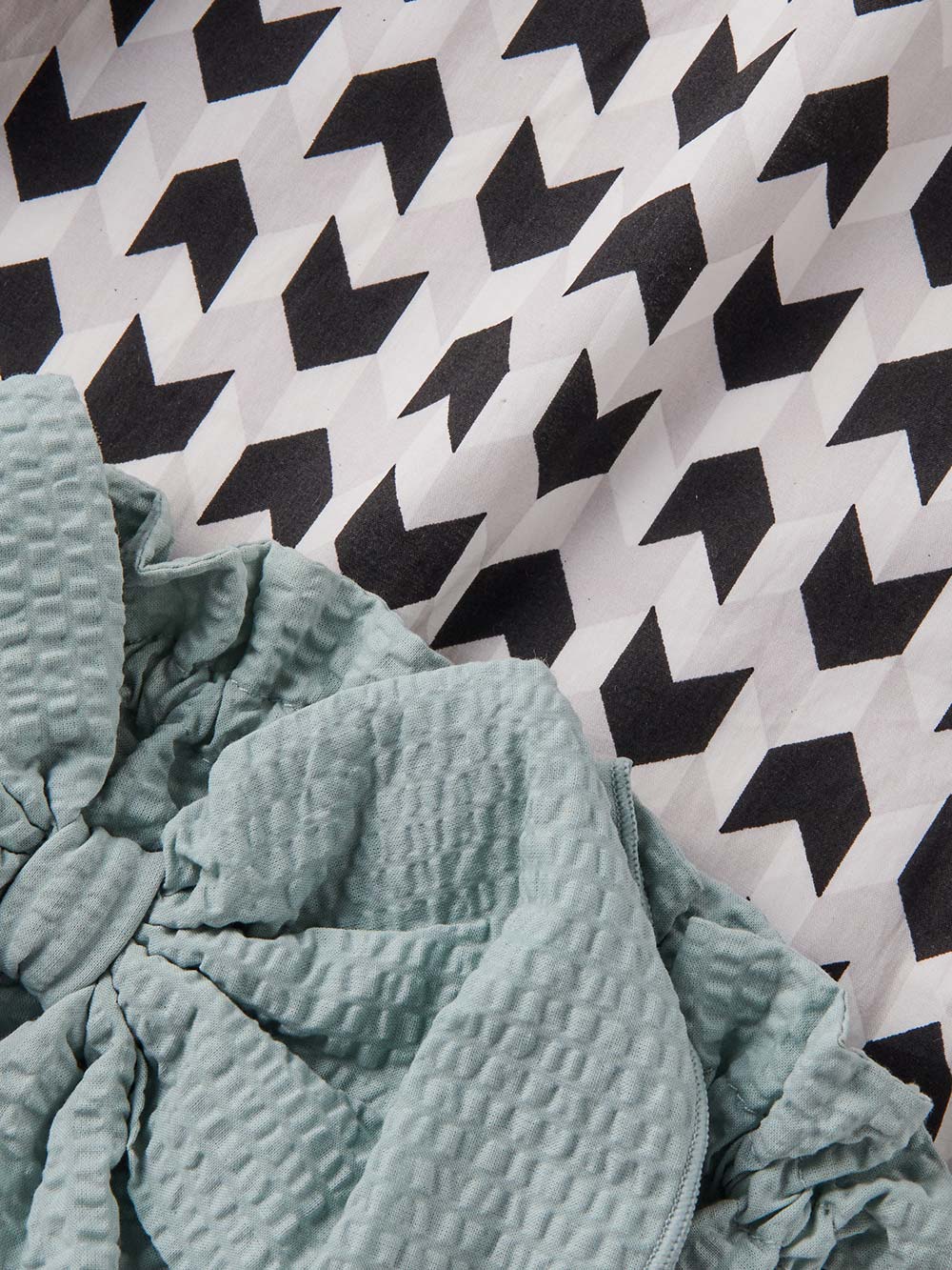 シーズンアイテム|【mocmof】帯付き甚平ロンパース|ブラック