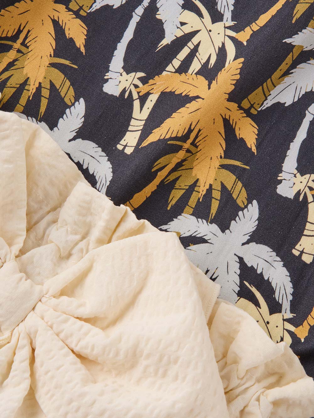 シーズンアイテム|【mocmof】帯付き甚平ロンパース|キャメル