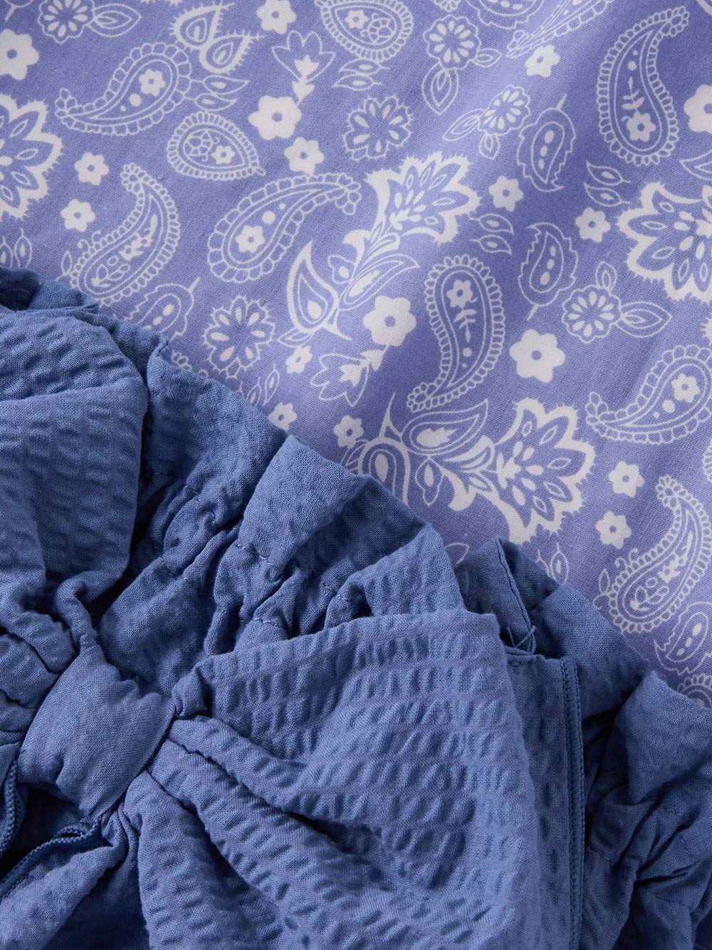 シーズンアイテム|【mocmof】帯付き甚平ロンパース|サックス