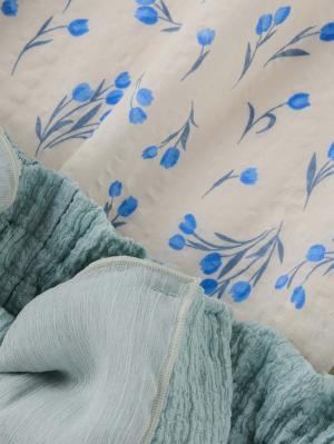 シーズンアイテム|【mocmof】帯付き浴衣ロンパース|アイボリー