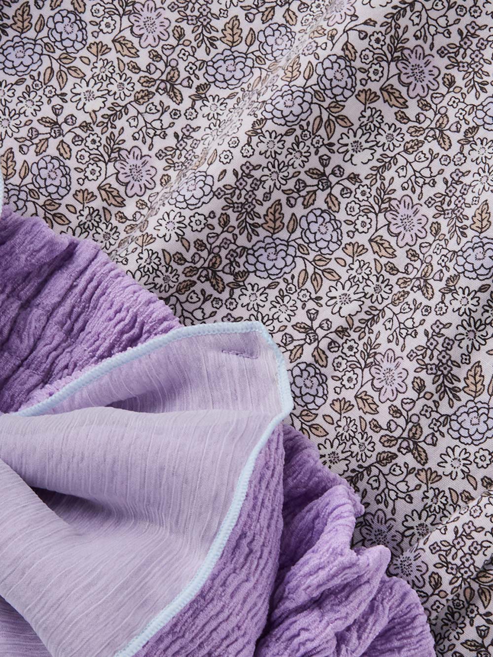 シーズンアイテム|【mocmof】帯付き浴衣ロンパース|パープル