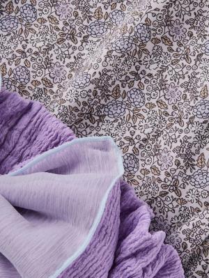 シーズンアイテム|【mocmof】帯付き浴衣ロンパース|パープル