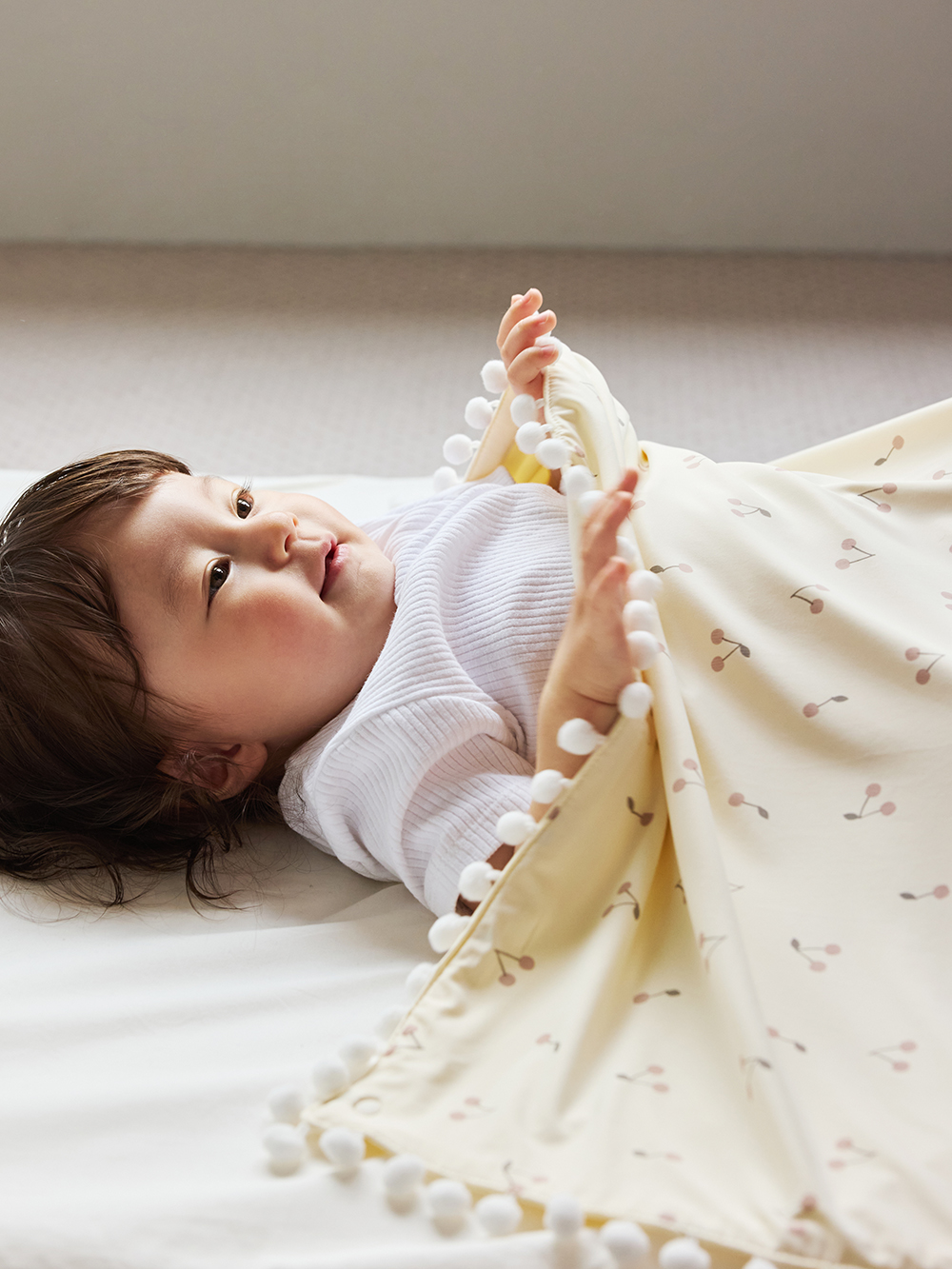 ベビーケープ|moc mof ひやとろ3WAYブランケット|アイボリー