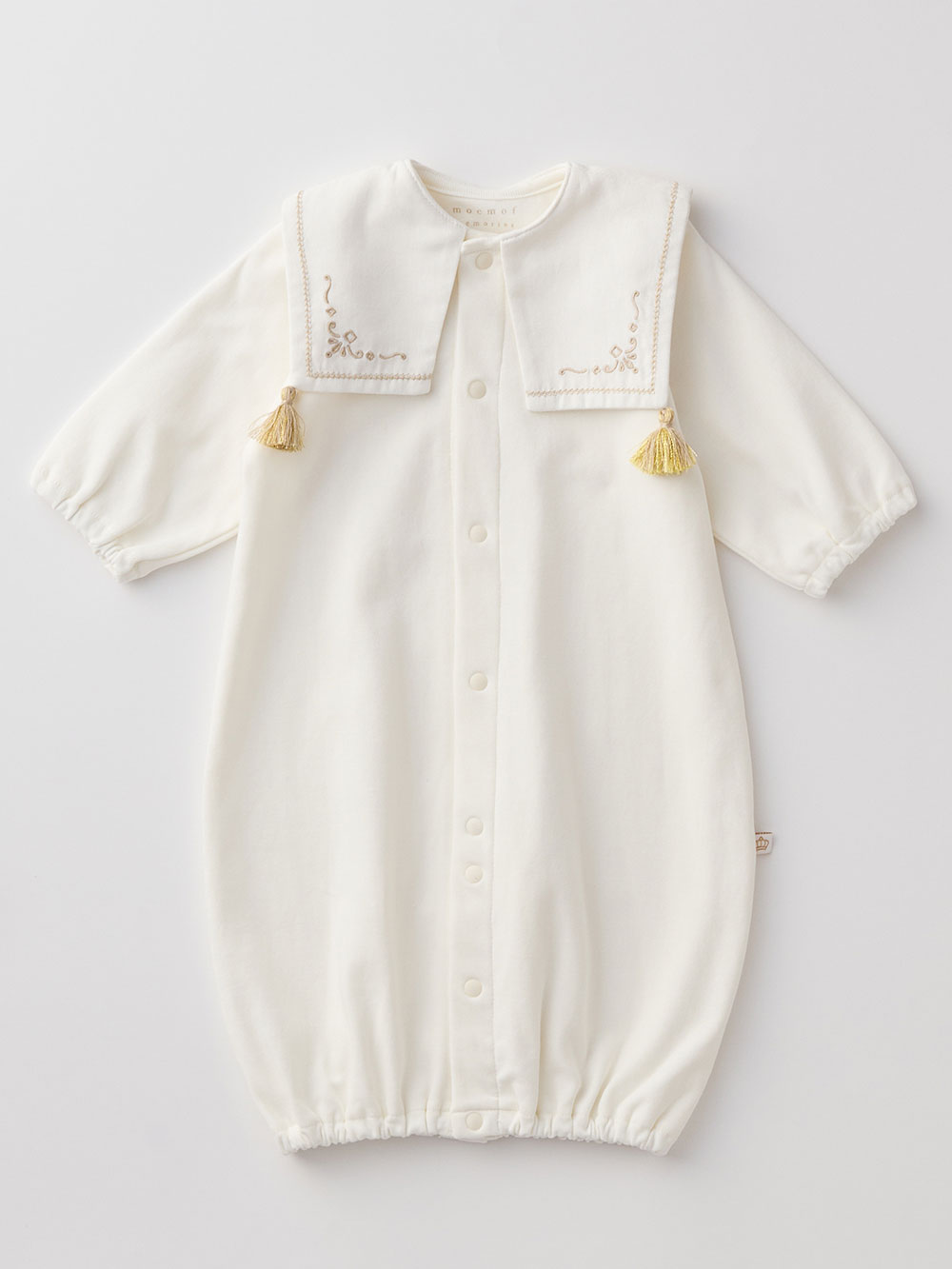 セレモニードレス|春夏秋冬【Angeliebeオリジナル】タッセル付きおめかしドレス&帽子セット|ホワイト