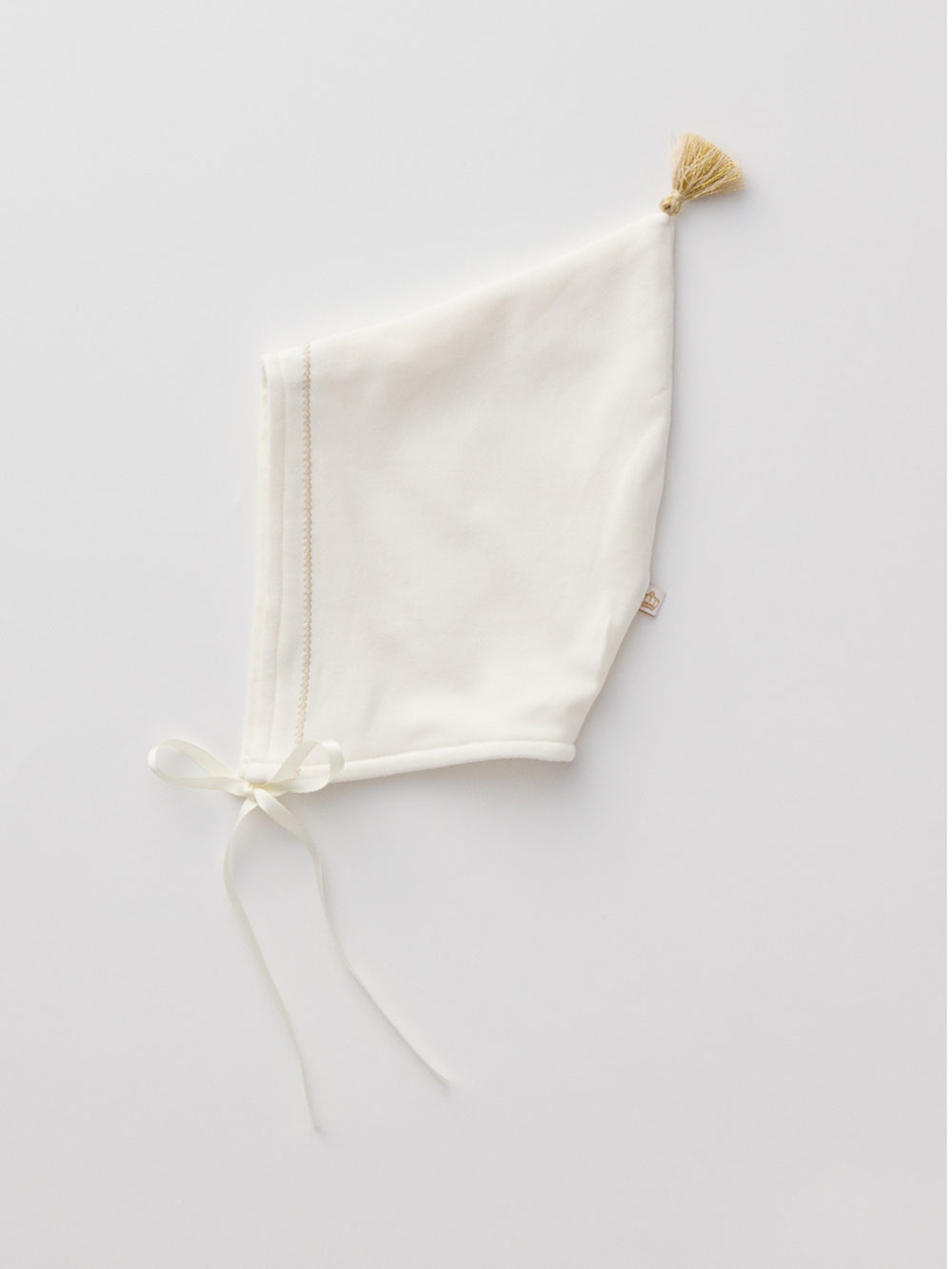 セレモニードレス|春夏秋冬【Angeliebeオリジナル】タッセル付きおめかしドレス&帽子セット|ホワイト