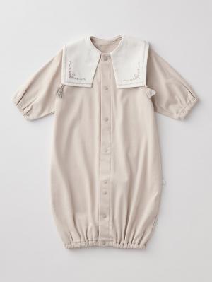 セレモニードレス|春夏秋冬【Angeliebeオリジナル】タッセル付きおめかしドレス&帽子セット|ライトグレー