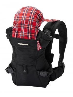 抱っこ紐|【ミキハウス】ファーストベビーキャリア|ブラック