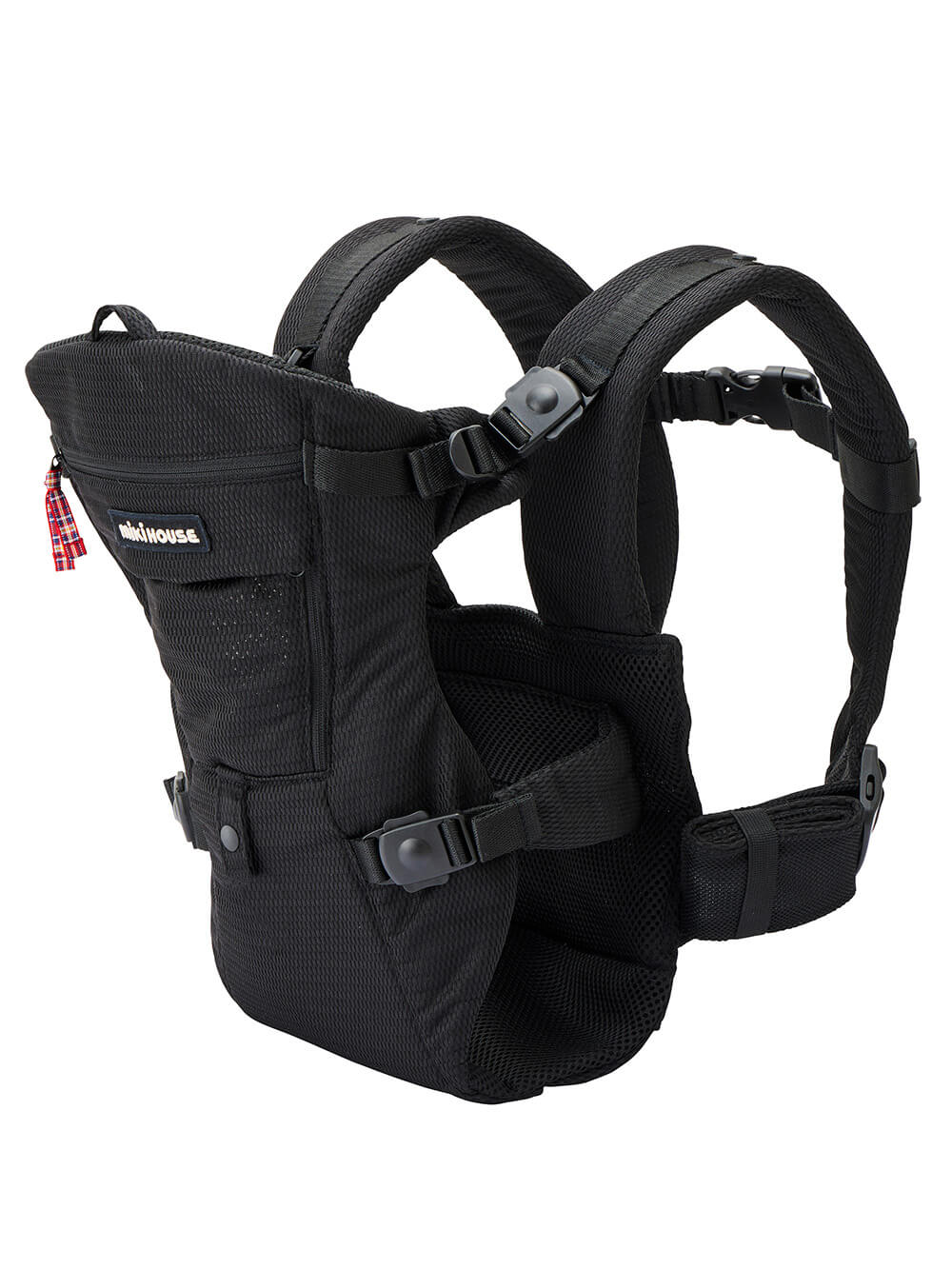 抱っこ紐|【ミキハウス】ファーストベビーキャリア|ブラック