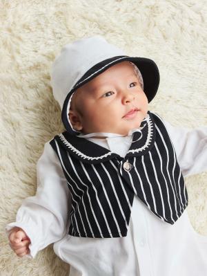 春秋冬【日本製】男の子タキシード風ドレス＆帽子セット