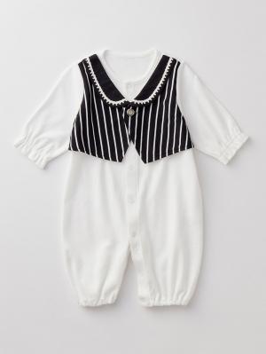 セレモニードレス|春秋冬【日本製】男の子タキシード風ドレス＆帽子セット