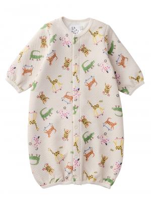 ツーウェイオール（2WAYオール）|【La Stella】総柄キルト２WAYオール|動物柄