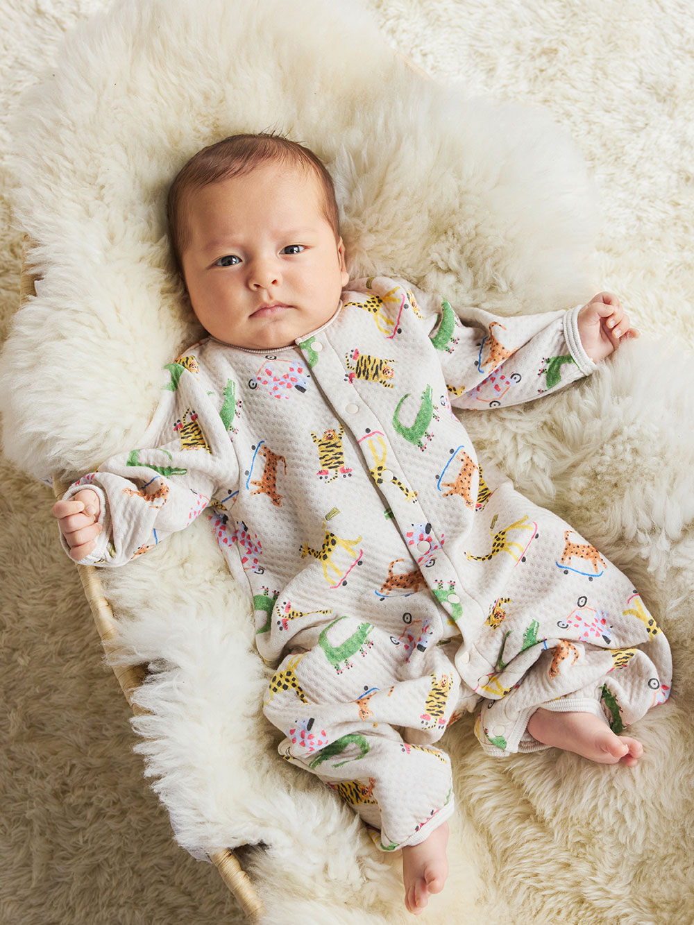 ツーウェイオール（2WAYオール）|【La Stella】総柄キルト２WAYオール|動物柄