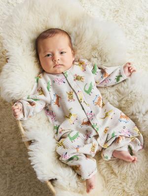 ツーウェイオール（2WAYオール）|【La Stella】総柄キルト２WAYオール|動物柄