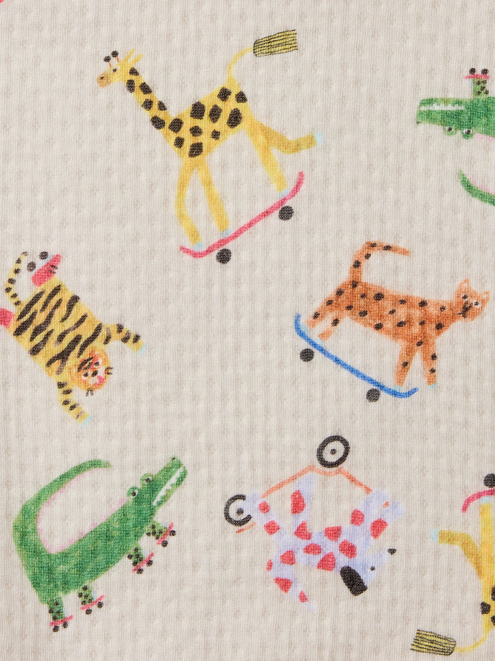 ツーウェイオール（2WAYオール）|【La Stella】総柄キルト２WAYオール|動物柄