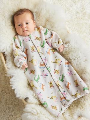 ツーウェイオール（2WAYオール）|【La Stella】総柄キルト２WAYオール|動物柄