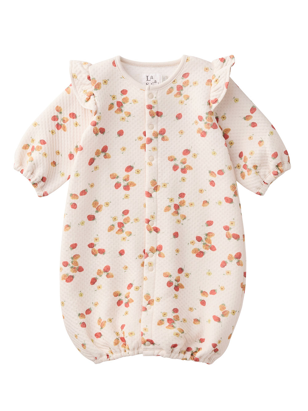 La Stella】総柄キルトフリル2WAYオール | ツーウェイオール