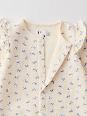 ツーウェイオール（2WAYオール）|【La Stella】総柄キルトフリル２WAYオール