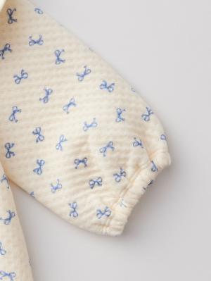 ツーウェイオール（2WAYオール）|【La Stella】総柄キルトフリル２WAYオール