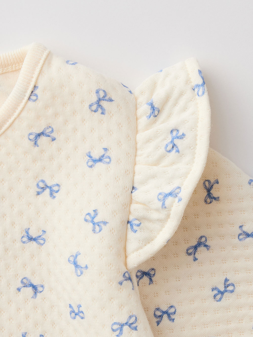 ツーウェイオール（2WAYオール）|【La Stella】総柄キルトフリル２WAYオール