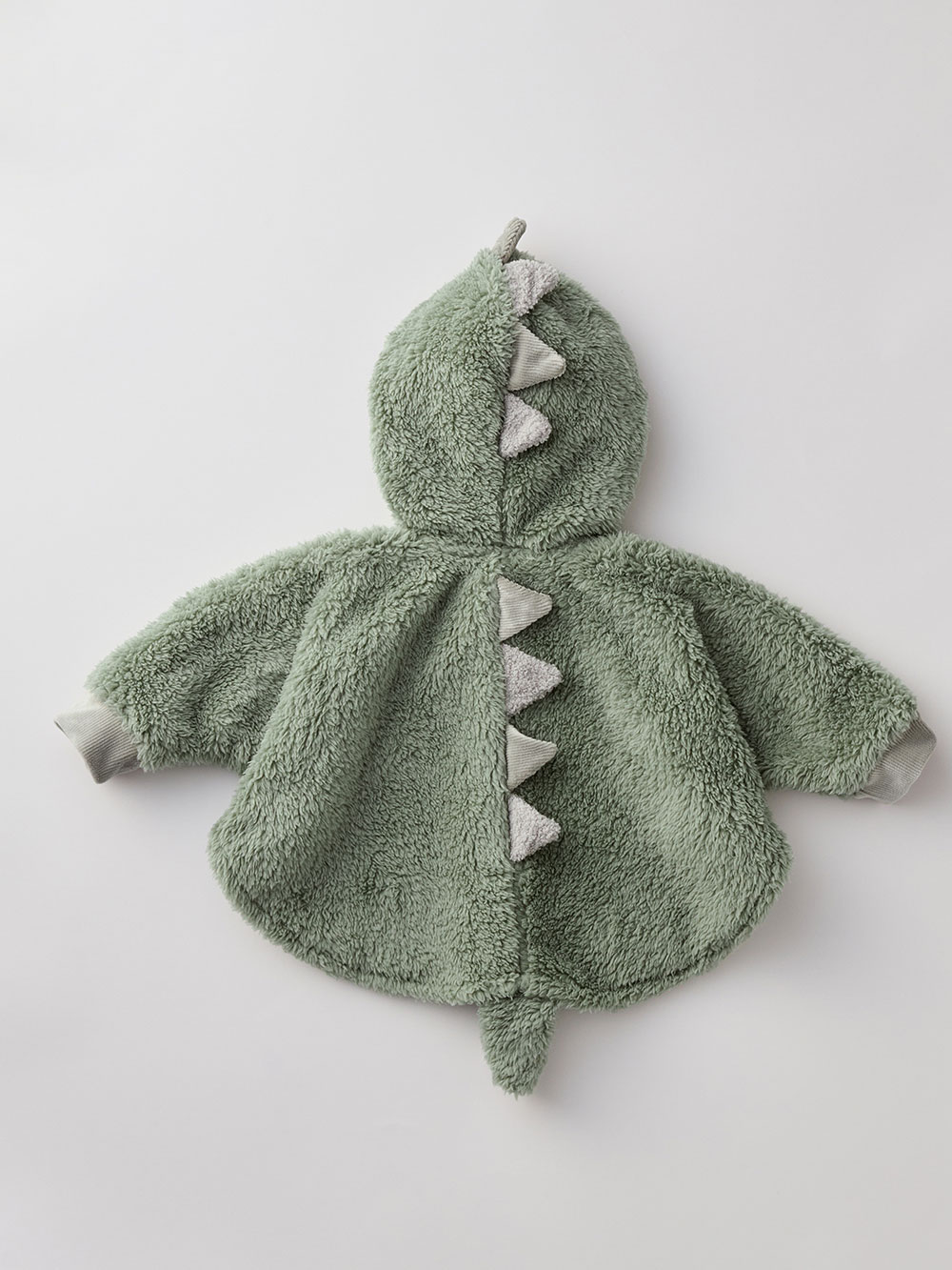 ベビー アウター|【mocmof】ぬいぐるみケープ|ライトグリーン