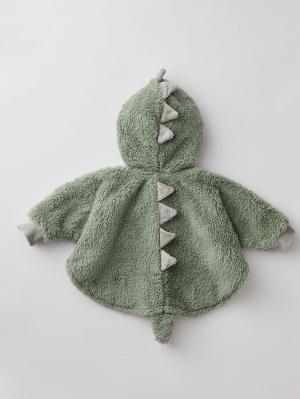 ベビー アウター|【mocmof】ぬいぐるみケープ|ライトグリーン