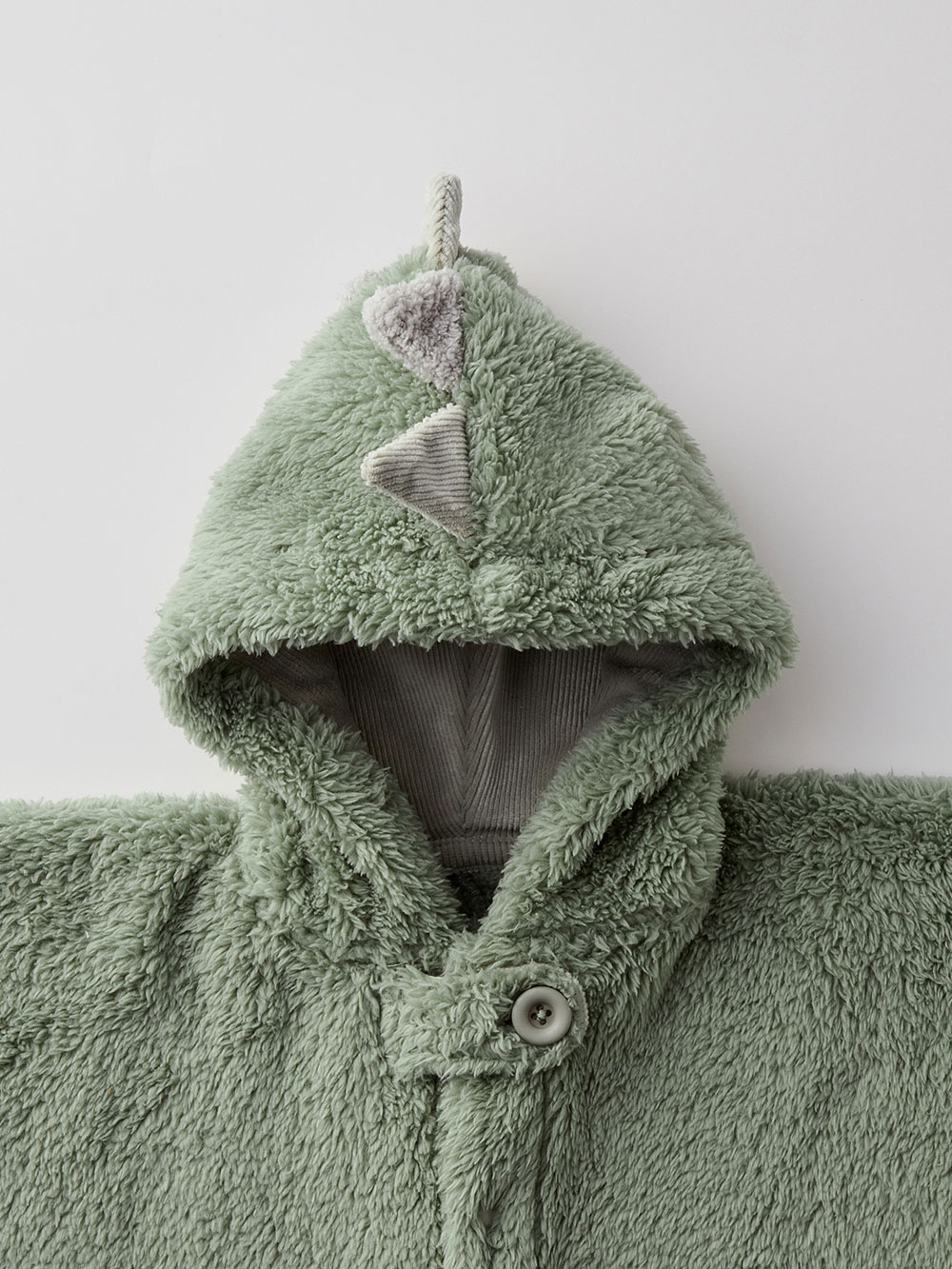 ベビー アウター|【mocmof】ぬいぐるみケープ|ライトグリーン