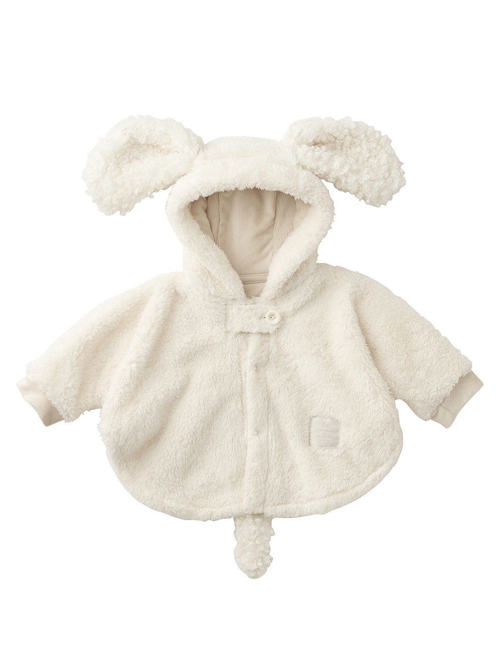 BABY メアリーヌ ケープ mocmof】ぬいぐるみケープ | ベビー アウター(品番：51778